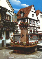 72138978 Bad Orb Brunnen Am Marktplatz Fachwerkhaus Bad Orb - Bad Orb