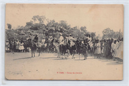 Centrafrique - N'DÉLÉ - Course De Chevaux Dans Le Tata Du Sultan Mohamed-es-Senoussi - Ed. Inconnu  - Centrafricaine (République)