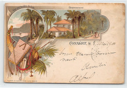 Guinée - CONAKRY - Carte Litho - Vue Sur Les Îles De Los - Gouvernement - Ed. Fr. Colin & Co.  - French Guinea