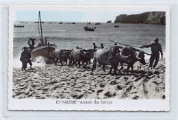 Portugal - NAZARÉ - Arrasto Dos Barcos - Autres & Non Classés