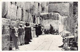 Israel - JERUSALEM - Wailing Wall - Publ. Palphot 1281 - Israel