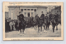 GENÈVE - Occupation Des Frontières - Le Retour Des Troupes Genevoises Le 27 Février 1915 - Le Général Wille, Le Colonel  - Genève