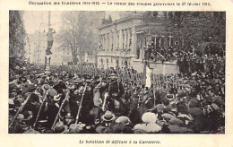 Suisse - Genève - Occupation Des Frontières 1914-1915 - Le Retour Des Troupes Genevoises Le 27 Février 1915 - Le Bataill - Genève