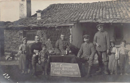 Macedonia - KRIVOLAK Negotino - Macedonian And German Soldiers, Xmas 1916 REAL PHOTO - Macedonia Del Norte