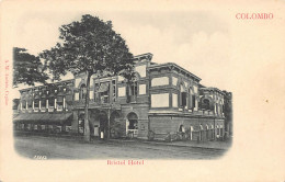 Sril Lanka - COLOMBO - Bristol Hotel - Publ. A. W. Andrée  - Sri Lanka (Ceylon)