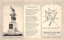 Poland - LIDZBARK WARMIŃSKI Heilsberg - Schlachtfeld Bei Heilsberg 10. 6. 1807. - Kreis-Krieger-Denkmal - Polen