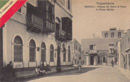 Libya - TRIPOLI - Banco Di Roma - Merkes Square - Farmacia Economica - Libia