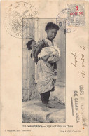 Maroc - Type De Femme Au Maroc (jeune Fille Portant Un Bébé à Casablanca) - Ed. L. Deygallier 801 - Otros & Sin Clasificación
