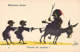 Algérie - CARICATURE - Silhouettes Arabes - Panne De Moteur - Ed. Chagny 50 - Scene & Tipi