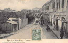 Tunisie - MATEUR - Rue De La République - Ed. Grand Comptoir Général  - Tunisia