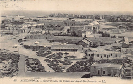 Egypt - ALEXANDRIA - General View, The Palace And Ras El Tin Barracks - Publ. LL Levy 98 - Alexandrië
