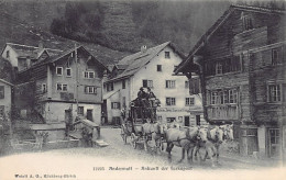 ANDERMATT (UR) Ankunft Der Furkapost - Verlag Wehrli 12225 - Andermatt