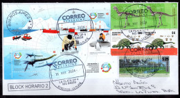 Argentina - 2024 - Letter - Modern Stamps - Diverse Stamps - Cartas & Documentos