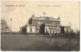 Bulgaria Bulgarie Postcard 1910 Sofia Parlement - Bulgaria