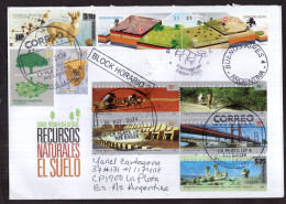 Argentina - 2024 - Letter - Modern Stamps - Diverse Stamps - Storia Postale