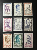 France. Heroes Of The Resistance. Mounted Mint Issues. - Unused Stamps