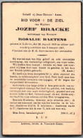 Bidprentje Lokeren - Bracke Jozef (1856-1937) - Images Religieuses