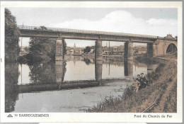 CPA-1930-57-SARREGUEMINES-PONT Du CHEMIN De FER-Edit-Agrap-TBE - Sarreguemines