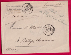 FRANCHISE CABINET DU PREFET DE LA NIEVRE NEVERS 1873 POUR BILLY CHEVANNES 1873 LETTRE - 1801-1848: Precursors XIX