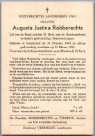 Bidprentje Londerzeel - Robberechts Augusta Justina (1904-1950) - Devotieprenten