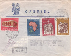 Italy - 1969 - Airmail - Letter - Sent From Rome To Buenos Aires, Argentina - Pastor Gentium - Poste Vaticane - Caja 30 - 1961-70: Usati