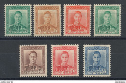1938-44 NEW ZEALAND - Stanley Gibbons N. 603-609 - MH* - Andere & Zonder Classificatie