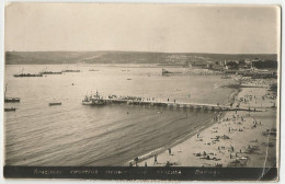 Bulgaria Bulgarie Photo Postcard 1920 Varna Beach - Bulgarien