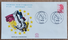 FDC 1988 - YT N°2530 - LIBERTE / ECU - PARIS - 1980-1989