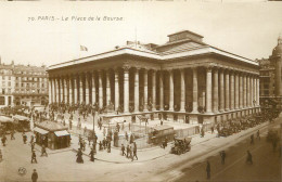 Postcard France Paris La Place De La Bourse - Sonstige Sehenswürdigkeiten