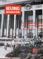 Beijing Information N°33 16 Août 1982 - La 2e Conférence Mondiale Sur La Politique Culturelle - La Situation Au Liban -  - Autre Magazines