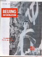Beijing Information N°36 6 Septembre 1982 - Hommage Aux Combattants Héroïques Palestiniens - La Politique De La France A - Otras Revistas