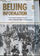 Beijing Information N°23 7 Juin 1982 - Lutte Efficace De L'OPEP - Appel à La Cessation De La Guerre Au Golfe - Erreurs D - Otras Revistas