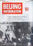 Beijing Information N°5 1er Février 1982 - Un Avertissement Discret Lancé Par Le Kremlin - La Partialité De Washington E - Andere Magazine