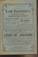 Lou Garounés, Armanack Général Dou Sud-Oueste - 1928 - Jean Siméon Bouchardeau - Préface - A Meste Verdié, F. Masson - M - Otras Revistas