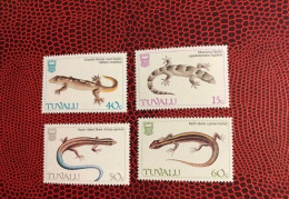 TUVALU 1986 Complete 4v Neuf MNH ** Mi 382 / 385 YT 381 / 384 Reptil Reptile Rettile Schlange - Otros & Sin Clasificación