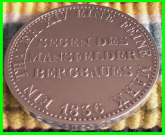 ALEMANIA – ( DEUTSCHLAND ) FRIEDR. WILHELM III KOENIG V. PREUSSEN: AÑO 1836 – CECA-A – SILBER ( PLATA ) - Taler & Doppeltaler