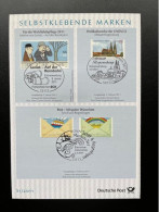 GERMANY 2011 FIRST DAY CARD SELF ADHESIVE STAMPS DUITSLAND DEUTSCHLAND ETB S1/2011 SELBSTKLEBENDE MARKEN - Lettres & Documents