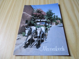 Le Charme De Marrakech (Maroc).L'ocre De Ses Murailles, Ses Calèches, Ses Fleurs En Abondance. - Marrakesh