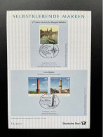 GERMANY 2011 FIRST DAY CARD SELF ADHESIVE STAMPS DUITSLAND DEUTSCHLAND ETB S2/2011 SELBSTKLEBENDE MARKEN - Lettres & Documents