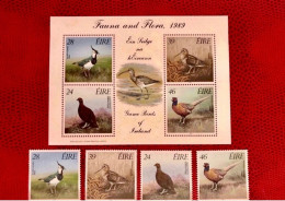 Irlande 1989 4v Neuf MNH ** MI 690 / 693 Bl 7 Ucello Oiseau Bird Pájaro Vogel Ireland Eire - Otros & Sin Clasificación