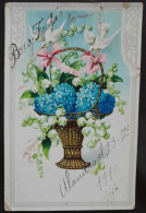 POSTCARD - Flores - Circulado - Blumen