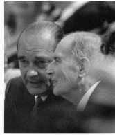 Photo De Jacques Chirac Et François Mitterrand - Beroemde Personen