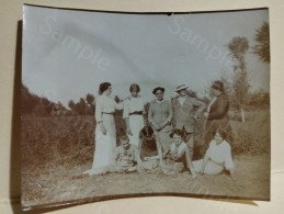 Italia Foto Persone Bologna BUDRIO 1913. 80x56 Mm. - Europe