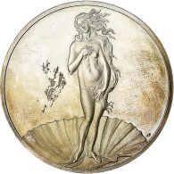 France, Médaille, Peinture, La Naissance De Vénus, Botticelli, Argent, SPL - Sonstige & Ohne Zuordnung