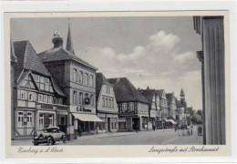 39078821 - Nienburg A.d. Weser, Langestrasse Mit Storchennest Ungelaufen  Gute Erhaltung. - Autres & Non Classés