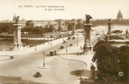 Postcard France Paris Alexandre III Bridge - Puentes