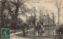 50 , Cpa  CHERBOURG , 103 , Le Jardin Public  (13497) - Cherbourg