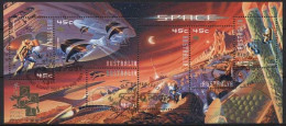 Australien 2000 HONG KONG '01 Weltraum Mars Block 36 I Gestempelt (C24119) - Blocks & Sheetlets