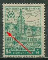 SBZ West-Sachsen 1946 Leipziger Messe Plattenfehler 165 AY I Postfrisch - Other & Unclassified