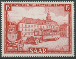 Saarland 1954 Tag Der Briefmarke 349 Postfrisch - Ongebruikt